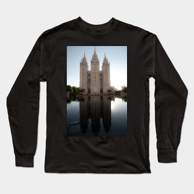 Temple Square Long Sleeve T-Shirt by randymir